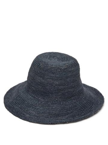Matchesfashion.com Greenpacha - Ipanema Toquilla Straw Hat - Womens - Navy