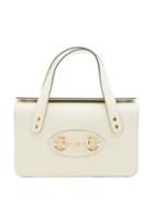 Matchesfashion.com Gucci - 1955 Horsebit Boston Small Leather Bag - Womens - White