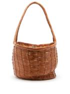 Ladies Bags Dragon Diffusion - Jane Birkin Large Woven-leather Basket Bag - Womens - Tan