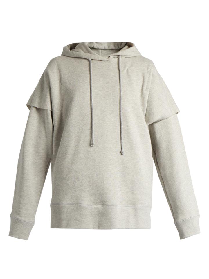 Mm6 By Maison Margiela Hooded Cotton Sweatshirt