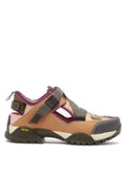 Matchesfashion.com Yume Yume - Cutout Faux-leather Hiking Shoes - Womens - Beige Multi