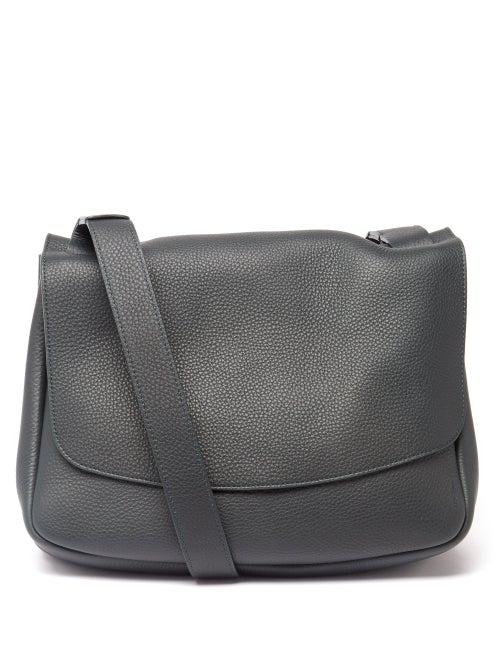 Ladies Bags The Row - Mail Small Leather Cross-body Bag - Womens - Dark Green