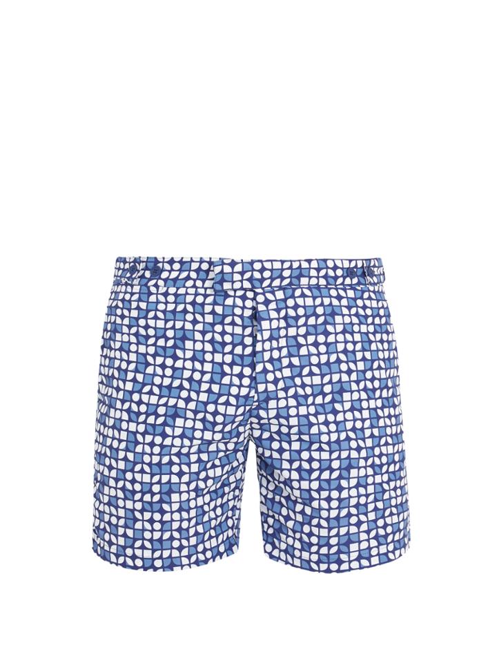 Frescobol Carioca Tailored Cerejeira-print Swim Shorts