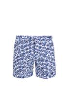Frescobol Carioca Tailored Cerejeira-print Swim Shorts