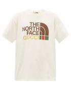 Gucci - X The North Face Cotton-jersey T-shirt - Mens - Black Yellow