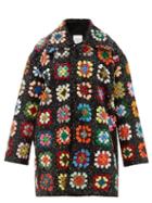 Matchesfashion.com Ashish - Sequinned Patchwork Crochet Blanket Coat - Womens - Multi