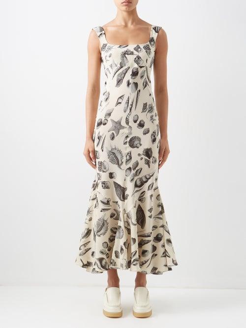 Sportmax - Ubi Dress - Womens - Beige Multi