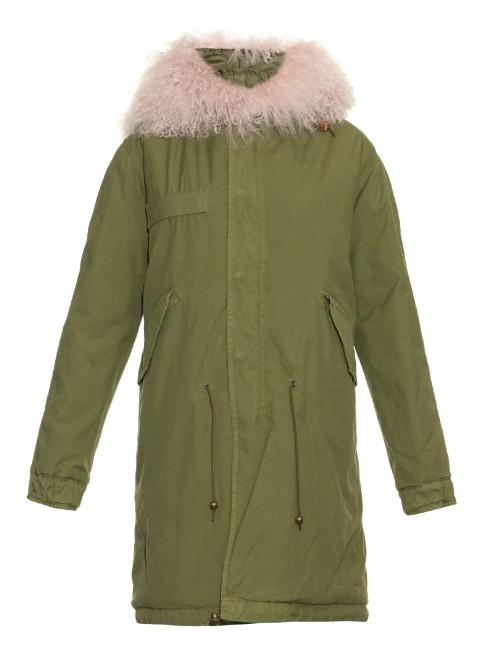 Mr & Mrs Italy Fur-trim Canvas Parka