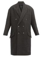 Matchesfashion.com Isabel Marant - Idalia Double-breasted Wool-blend Coat - Womens - Grey