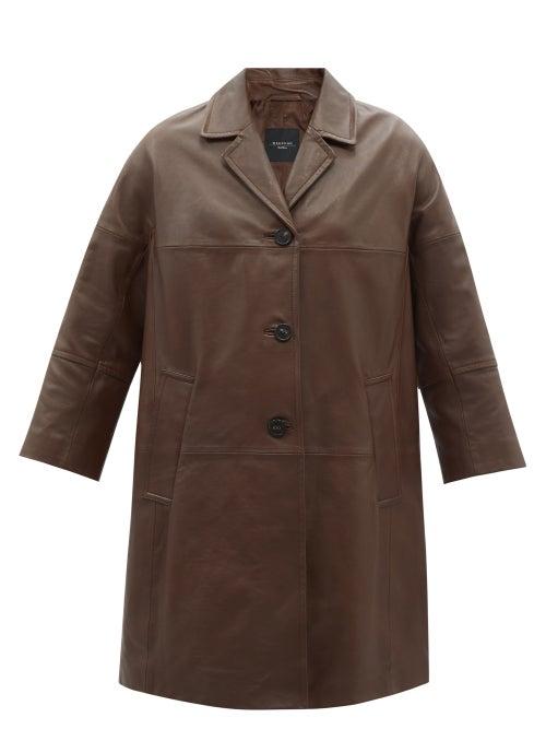 Ladies Rtw Weekend Max Mara - Pantone Coat - Womens - Brown