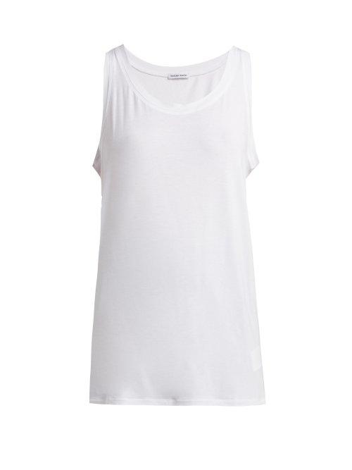 Matchesfashion.com Tomas Maier - Jersey Tank Top - Womens - Ivory