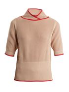 Matchesfashion.com Sportmax - Fedra Top - Womens - Nude