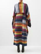 Chlo - Striped Recycled-cashmere Poncho - Womens - Multi