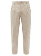 Matchesfashion.com Folk - Assembly Cotton-canvas Slim-leg Trousers - Mens - Beige