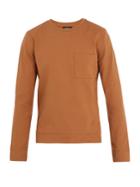 A.p.c. Crew-neck Cotton-jersey Sweatshirt