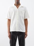 Our Legacy - Box Patch-pocket Boucl Shirt - Mens - White