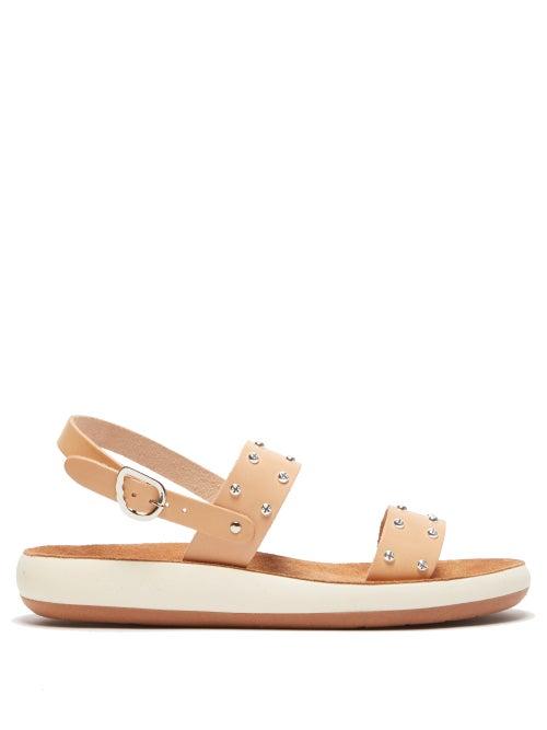 Matchesfashion.com Ancient Greek Sandals - Dinami Leather Slingback Sandals - Womens - Tan