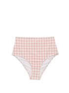 Matchesfashion.com Ephemera - High-rise Gingham Bikini Briefs - Womens - Pink Print