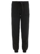 Matchesfashion.com Allude - Drawstring Wool-blend Track Pants - Womens - Black