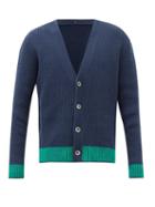 Jacquemus - Rib-knitted Cotton Cardigan - Mens - Navy