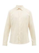 Matchesfashion.com Sunspel - Cotton Blend Corduroy Shirt - Mens - Cream