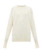 Matchesfashion.com Raey - Raglan Sleeve Boyfriend Cashmere Sweater - Womens - Ivory