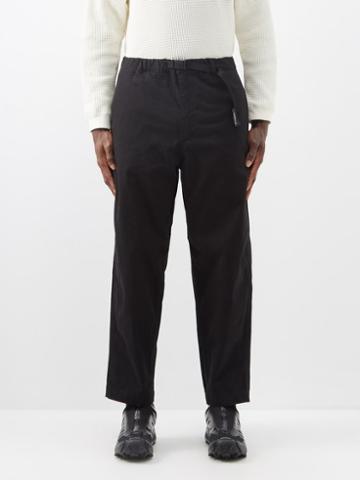 Manastash - Flex Climber Cotton-blend Trousers - Mens - Black