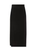 Matchesfashion.com Haight - Wraparound Twill Midi Skirt - Womens - Black