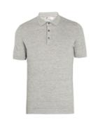 Brunello Cucinelli Point-collar Linen And Cotton-blend Polo Shirt