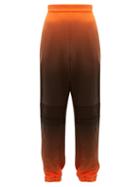Matchesfashion.com Ambush - Ombr Cotton-jersey Track Pants - Mens - Black Orange