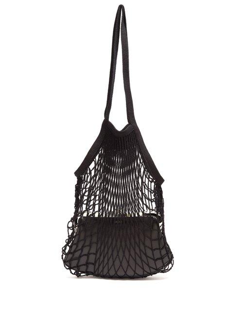 Matchesfashion.com Vetements - Granny Medium Leather Bag - Womens - Black