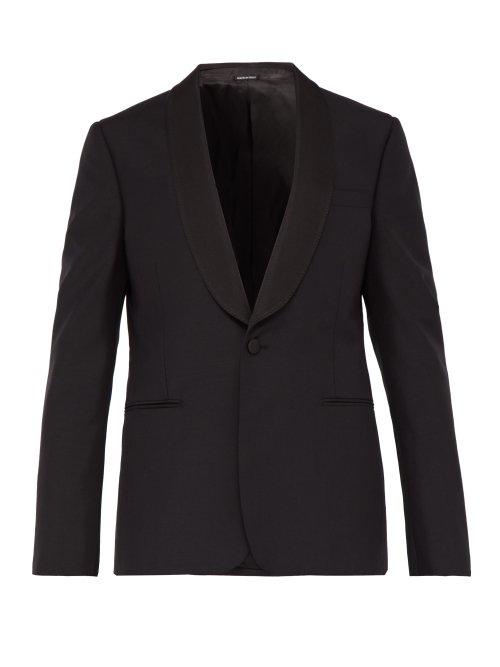 Matchesfashion.com Alexander Mcqueen - Shawl Lapel Tuxedo Jacket - Mens - Black