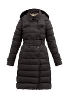 Matchesfashion.com Burberry - Arniston Quilted Technical-shell Jacket - Womens - Black