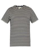 Matchesfashion.com Oliver Spencer - Conduit Striped Cotton T Shirt - Mens - Blue