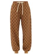 Matchesfashion.com Gucci - Gg-diamond Jacquard Track Pants - Womens - Beige Multi
