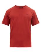 Matchesfashion.com Acne Studios - Logo Appliqu Cotton T Shirt - Mens - Red