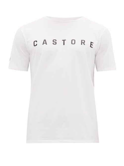 Matchesfashion.com Castore - Johanson Logo Print Supima Cotton Blend T Shirt - Mens - White