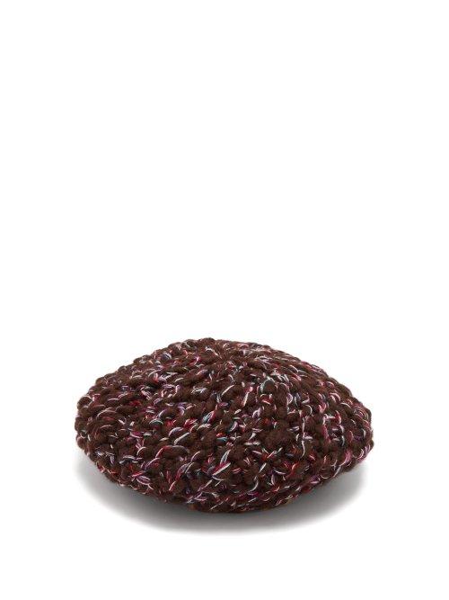 Matchesfashion.com Etro - Wool Knit Beret - Womens - Brown Multi