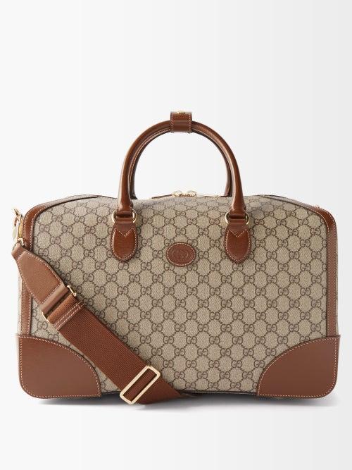 Gucci - Gg-supreme Canvas Holdall - Mens - Beige