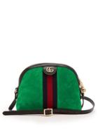 Matchesfashion.com Gucci - Ophidia Gg Suede Cross Body Bag - Womens - Green