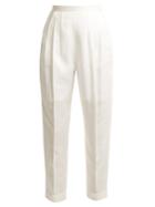 Delpozo High-rise Pleated Trousers
