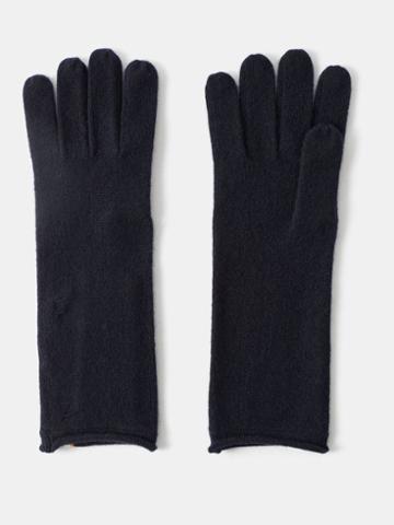 Extreme Cashmere - No.215 Sensa Stretch-cashmere Gloves - Womens - Dark Navy