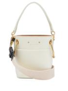 Matchesfashion.com Chlo - Roy Mini Leather Bucket Bag - Womens - White