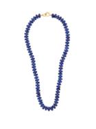 Matchesfashion.com Irene Neuwirth - Beaded Lapis & 18kt Gold Necklace - Womens - Navy