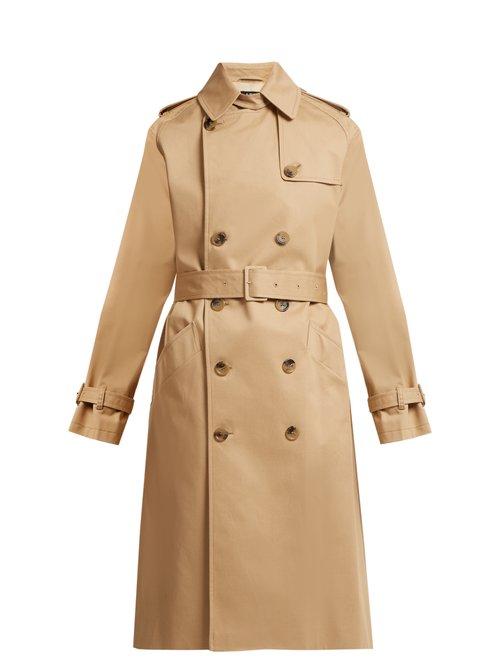 Matchesfashion.com A.p.c. - Greta Cotton Twill Trench Coat - Womens - Beige