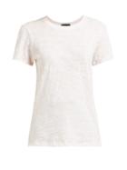 Matchesfashion.com Atm - Slubbed Cotton Crew Neck T Shirt - Womens - Light Pink