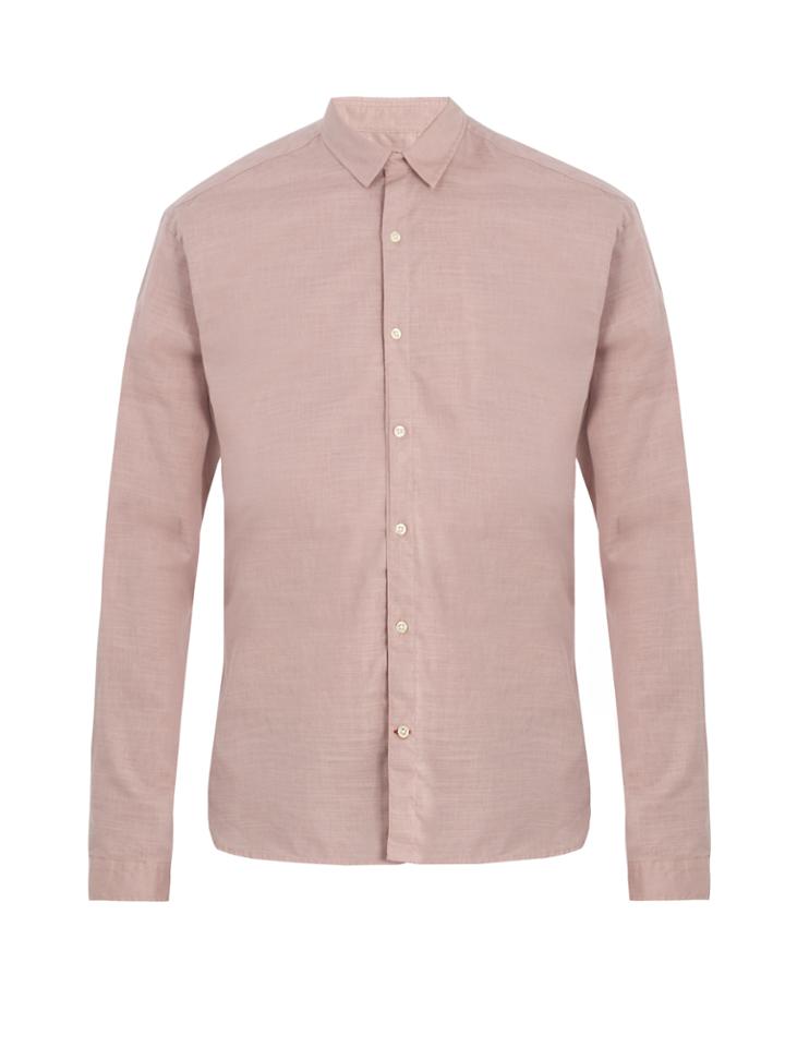 Oliver Spencer Tab-collar Cotton Shirt
