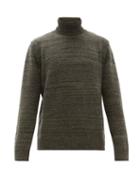 Matchesfashion.com The Gigi - Julian Roll Neck Wool Sweater - Mens - Khaki