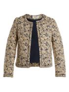 Matchesfashion.com Isabel Marant Toile - Hustin Floral Print Quilted Cotton Blend Jacket - Womens - Beige Print