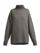 Matchesfashion.com Tibi - Roll Neck Cashmere Sweater - Womens - Dark Grey